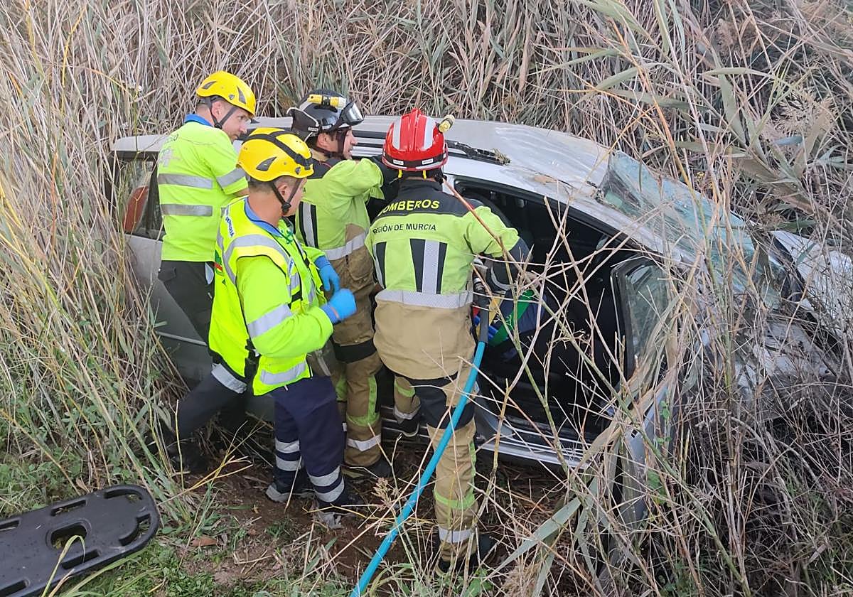 Estado del vehículo tras el accidente.