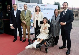 José Miguel Monje, Joaquín Barberán, Conchita Ruiz, Eva López, Mari Carmen Martínez y Santiago Sánchez.