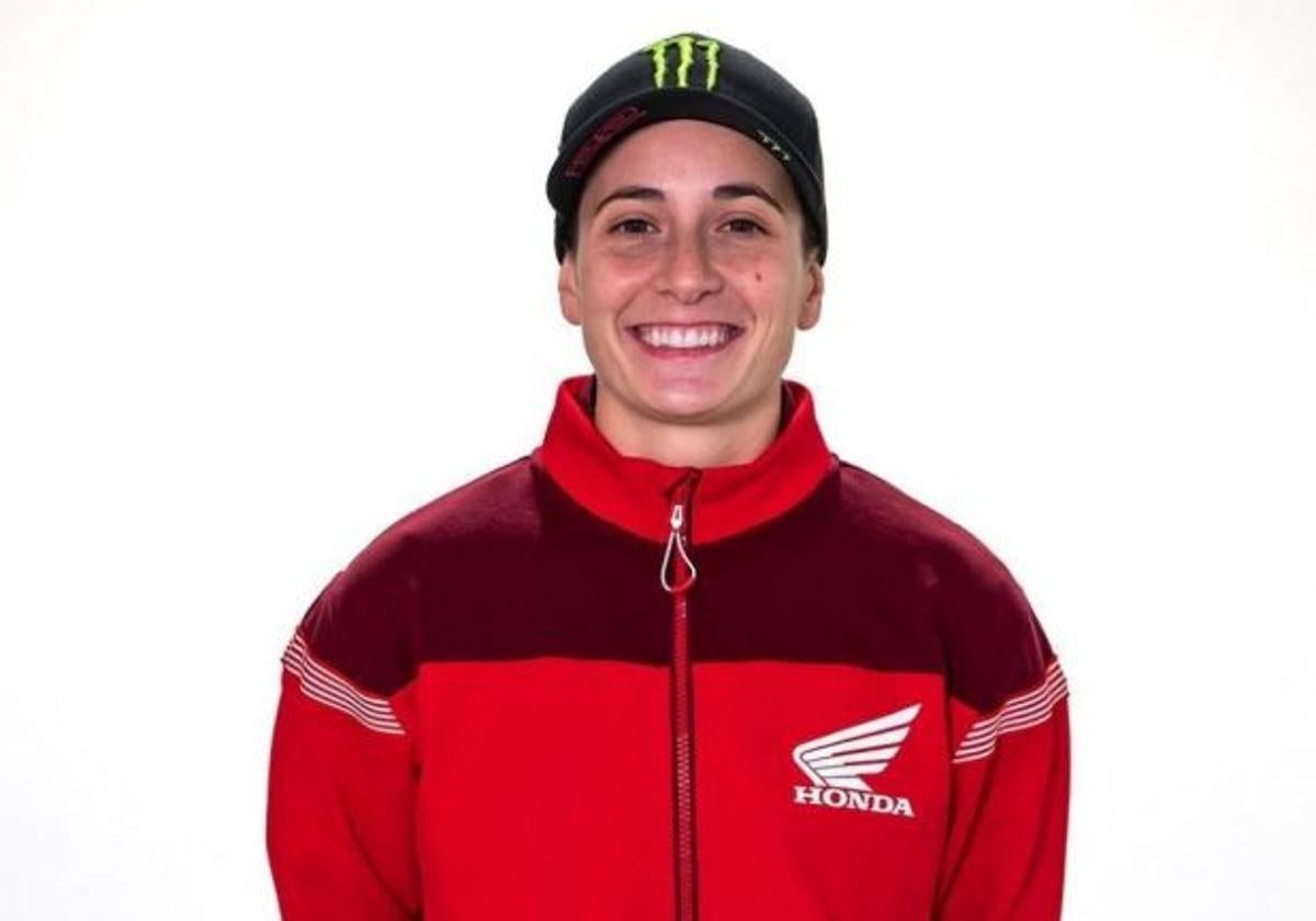 Ana Carrasco, con los colores de Honda.