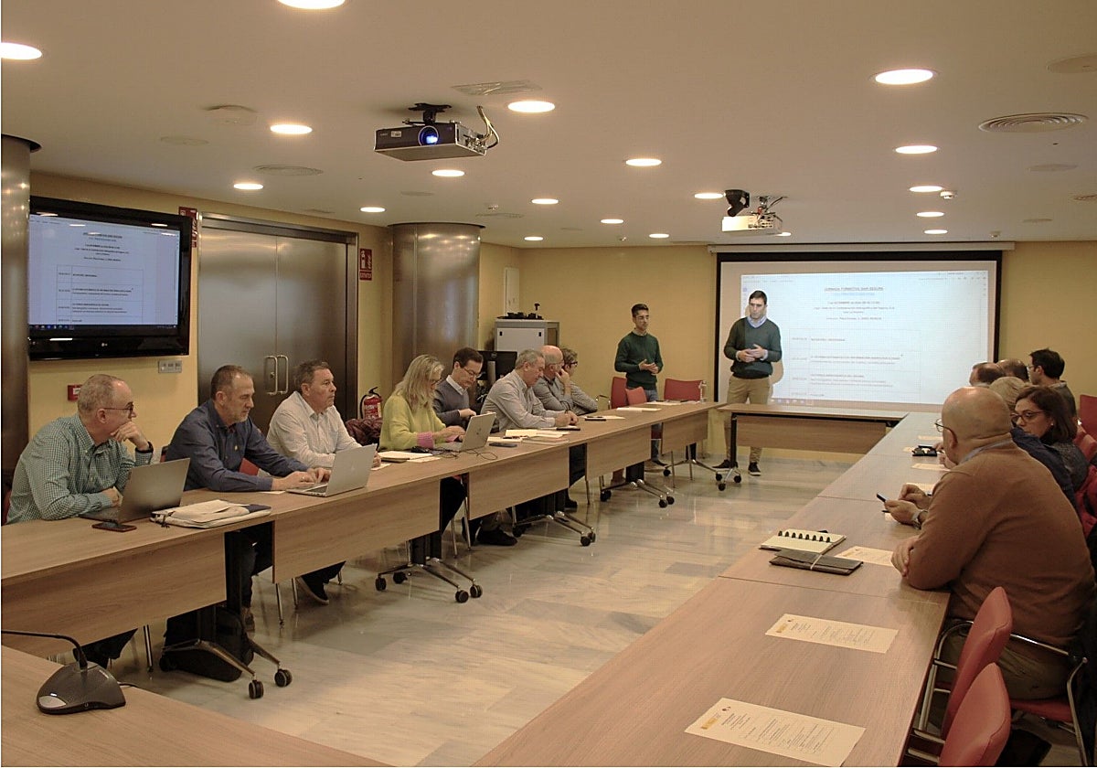 La reunión técnica que ha tenido lugar en la sede de la Confederación Hidrográfica del Segura.