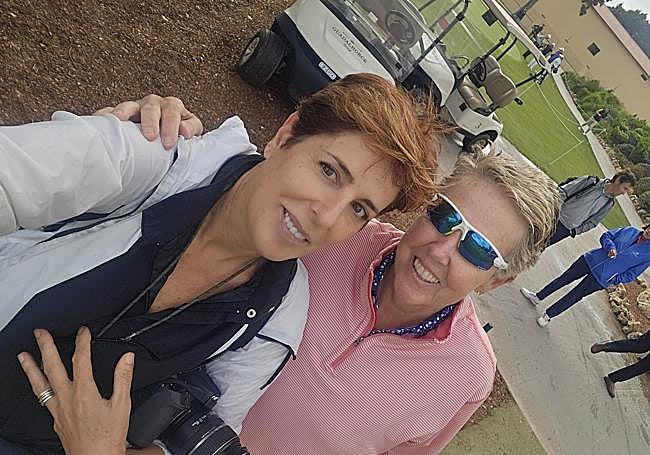 Marta Figueras Dotti dando su pronóstico a LA VERDAD, el jueves 21 de noviembre, de quién ganaría el Open de España 2024.