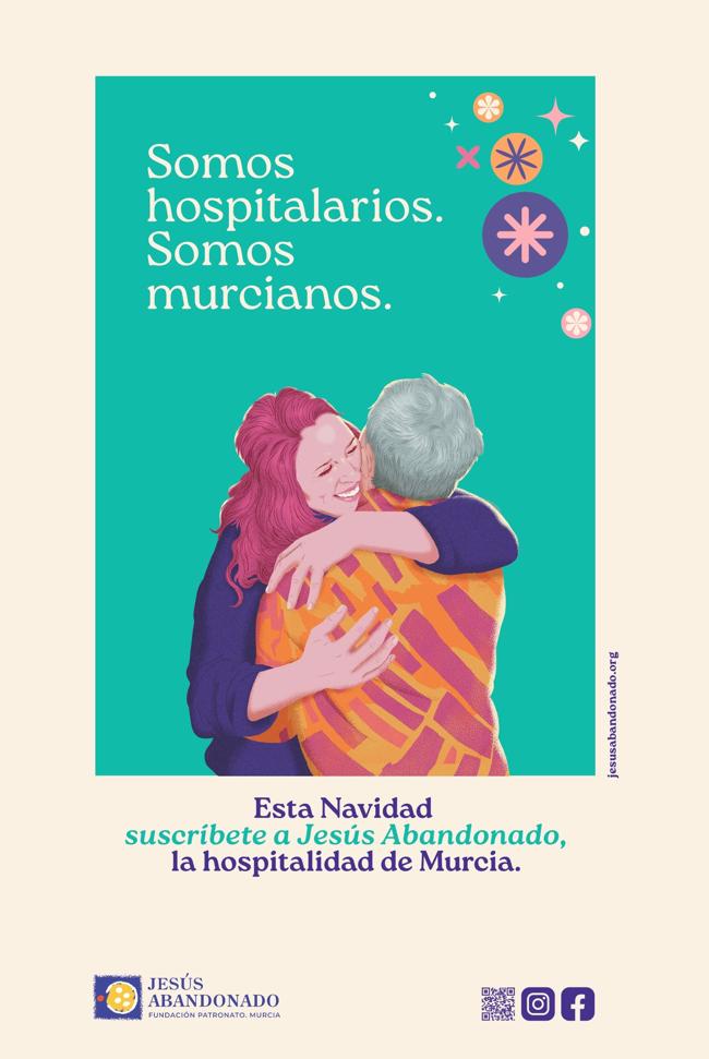 Cartel de la campaña navideña de Jesús Abandonado.