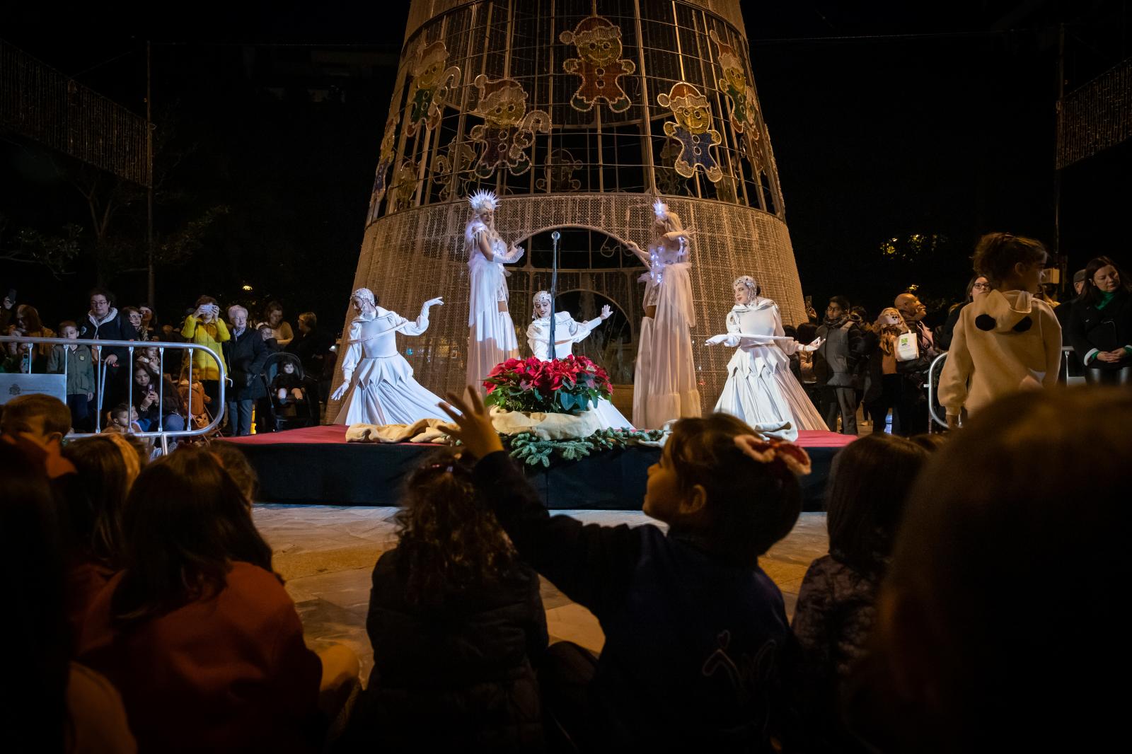 El encendido de las luces de Navidad de Orihuela, en imágenes