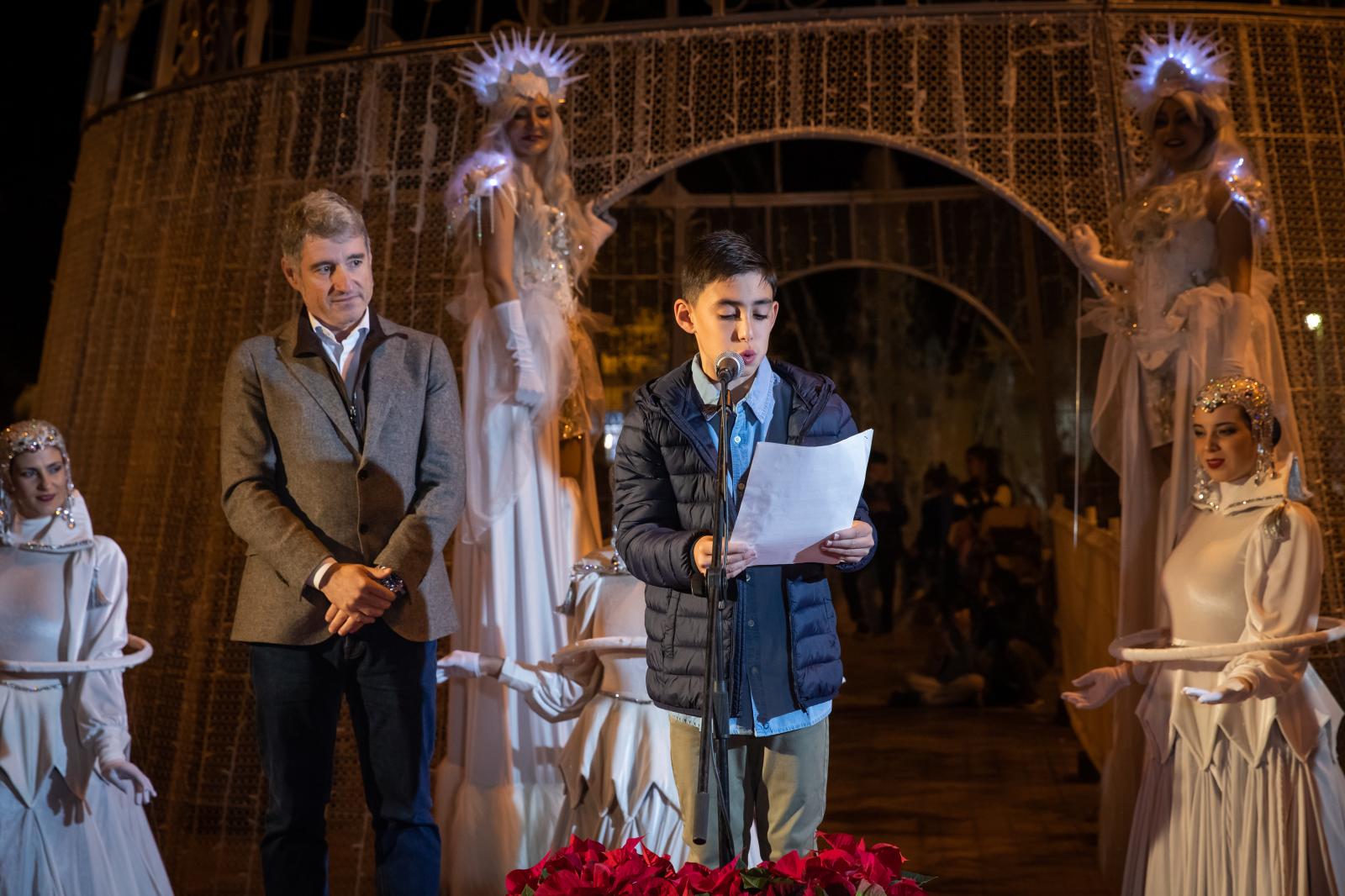 El encendido de las luces de Navidad de Orihuela, en imágenes