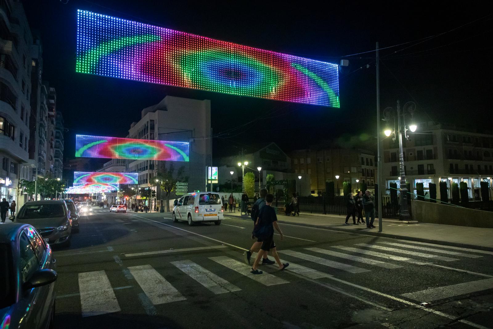 El encendido de las luces de Navidad de Orihuela, en imágenes