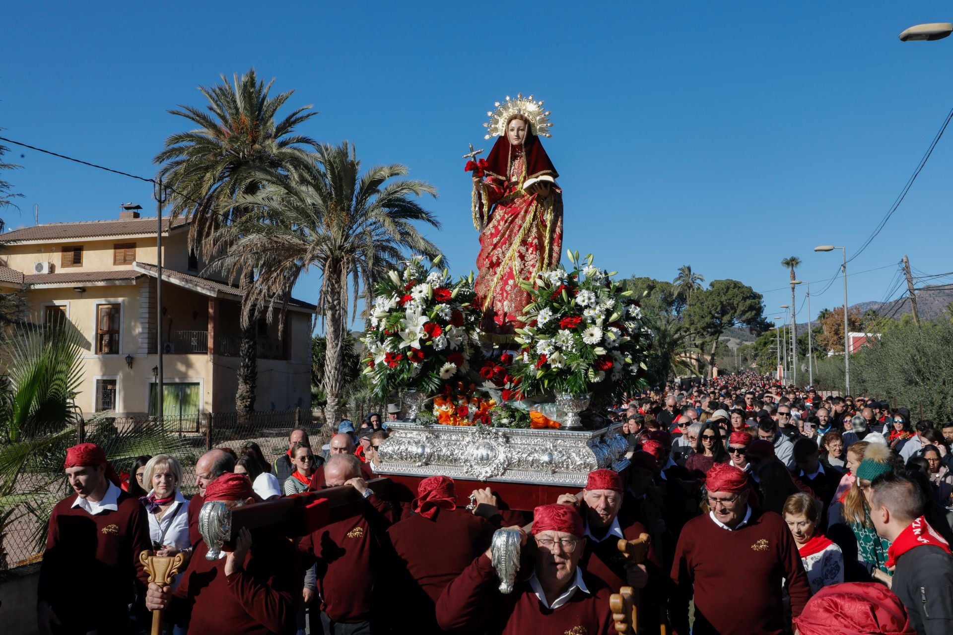 Romería de Santa Eulalia de Mérida en Totana, en imágenes