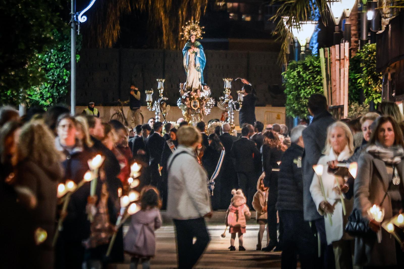 Las imágenes de la procesión de la Purísima en Torrevieja