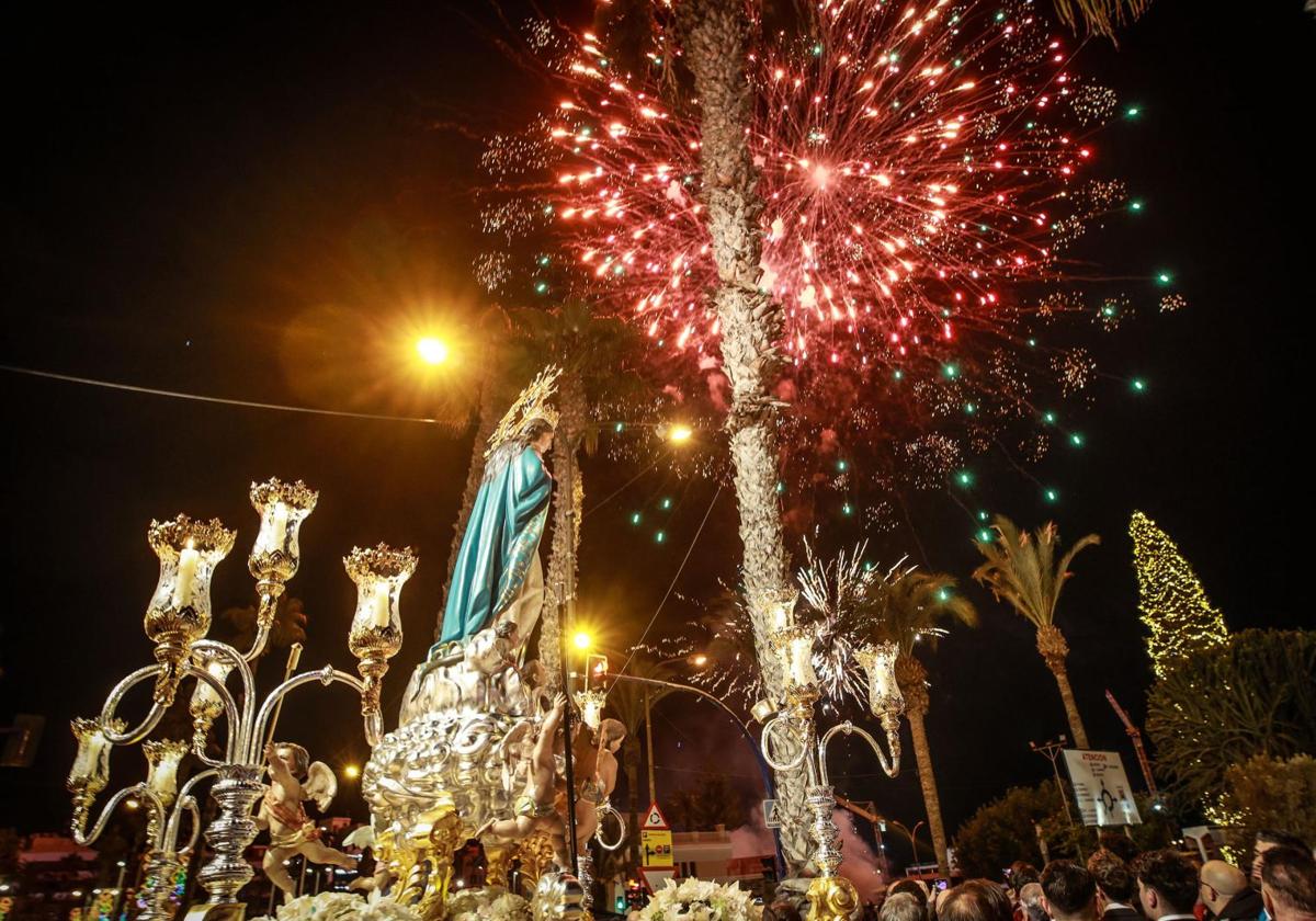 Las imágenes de la procesión de la Purísima en Torrevieja