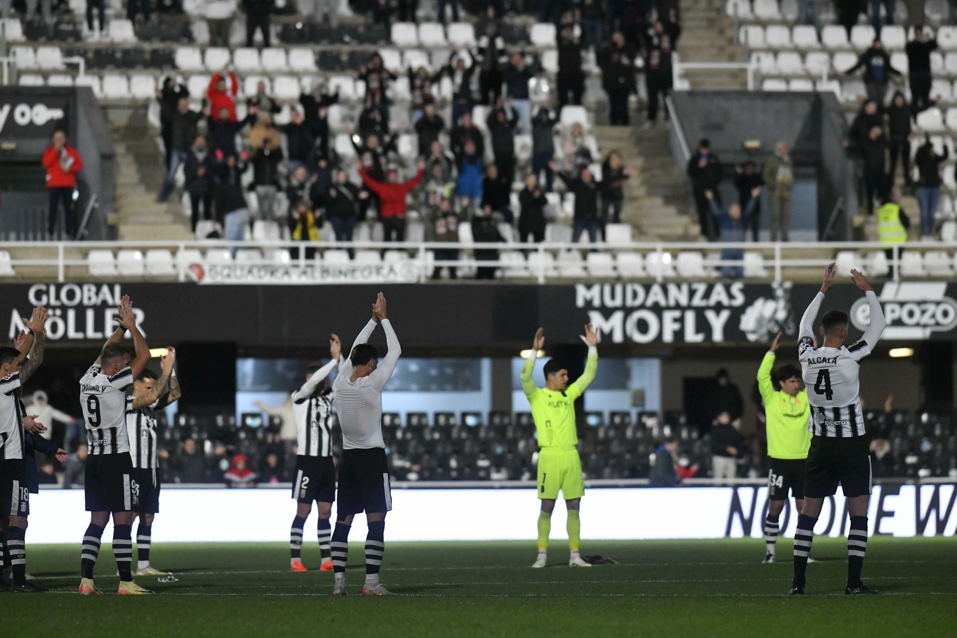 Las imágenes de la victoria del Cartagena frente al Sporting (1-0)