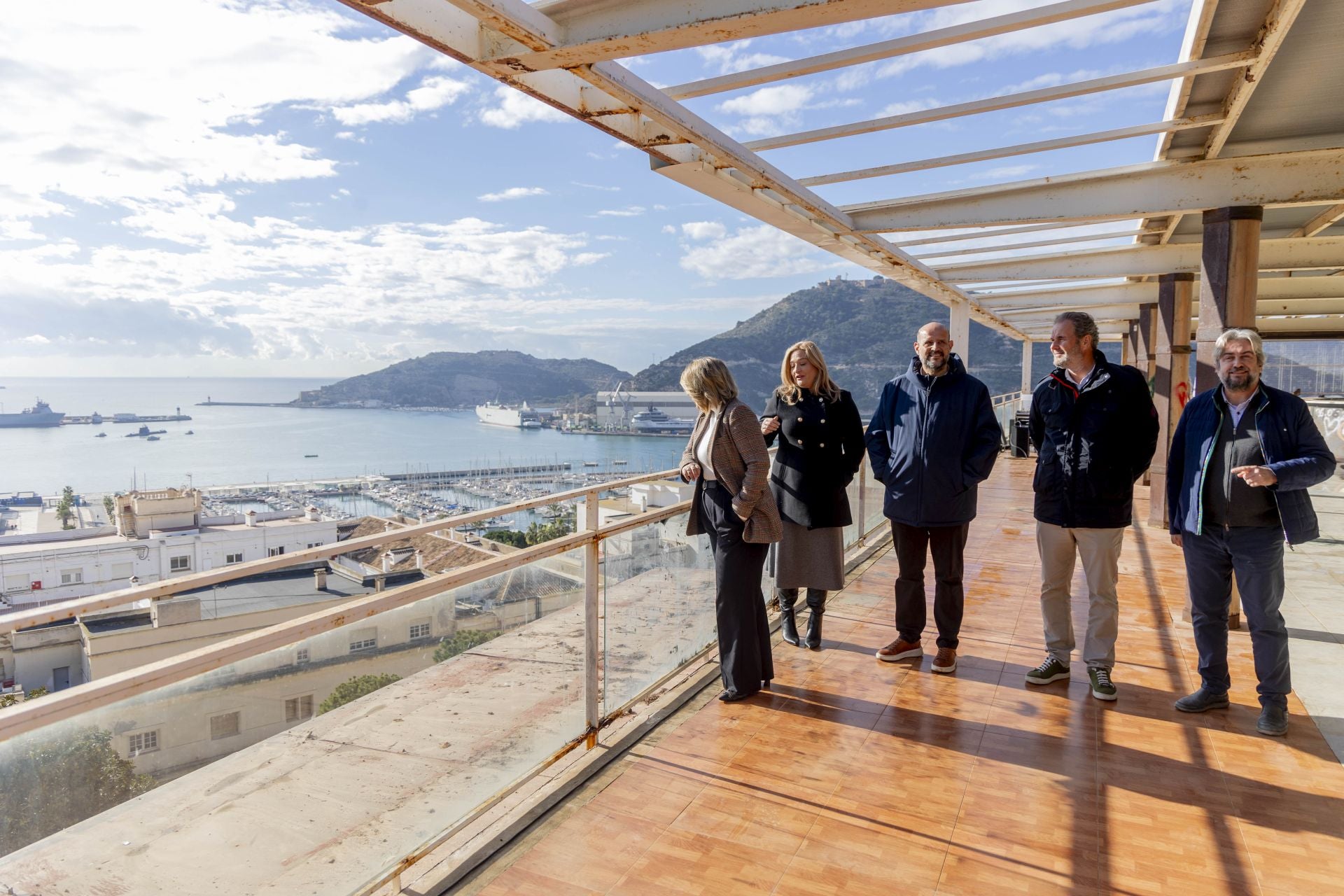La presentación del proyecto de rehabilitación del Parque Torres de Cartagena, en imágenes