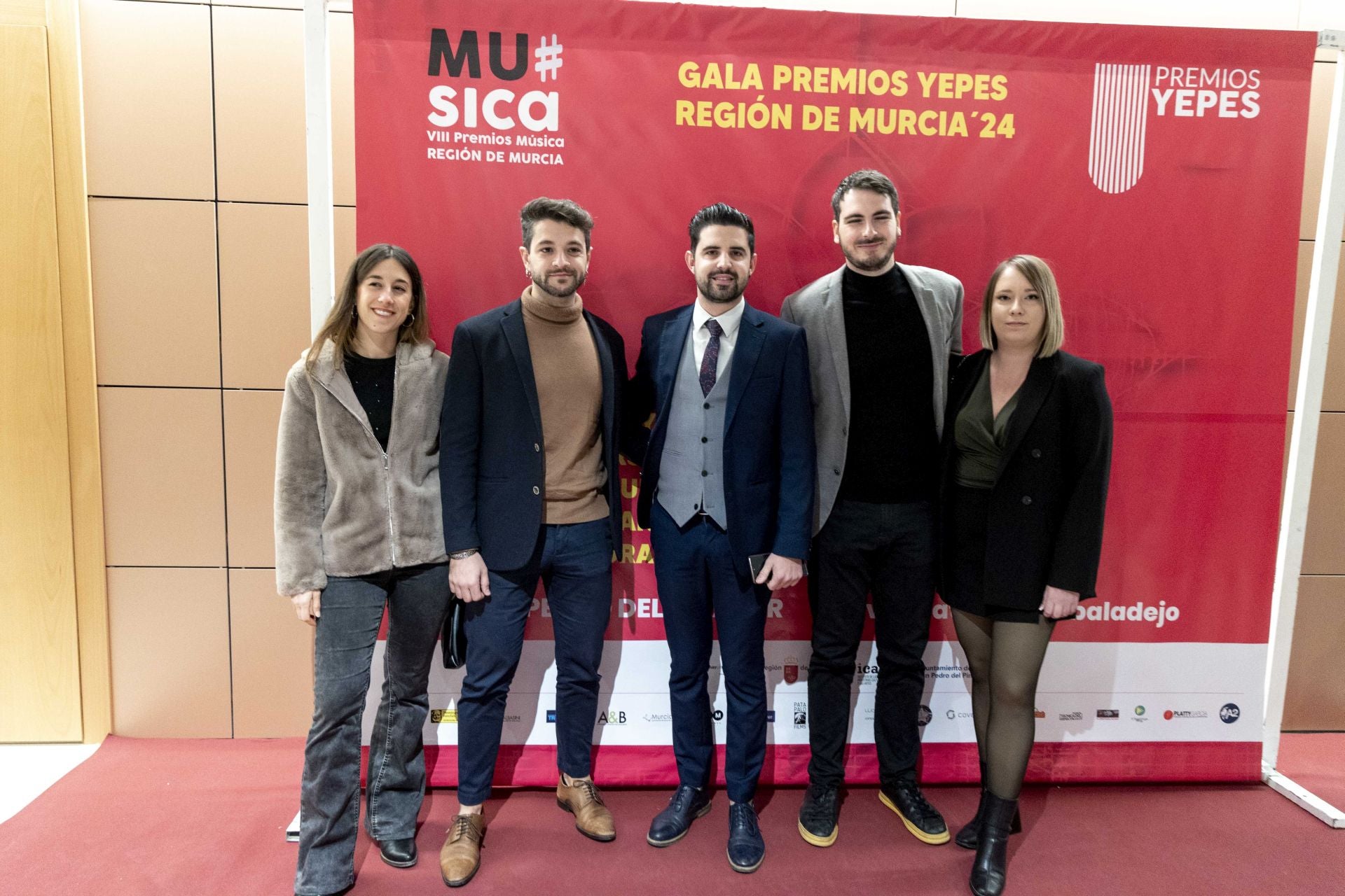 La alfombra roja de los Premios Yepes de la Música, en imágenes