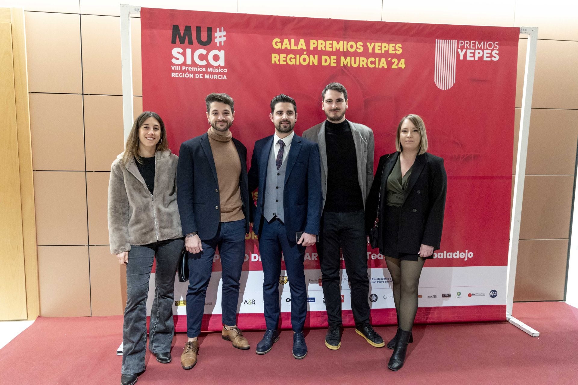 La alfombra roja de los Premios Yepes de la Música, en imágenes