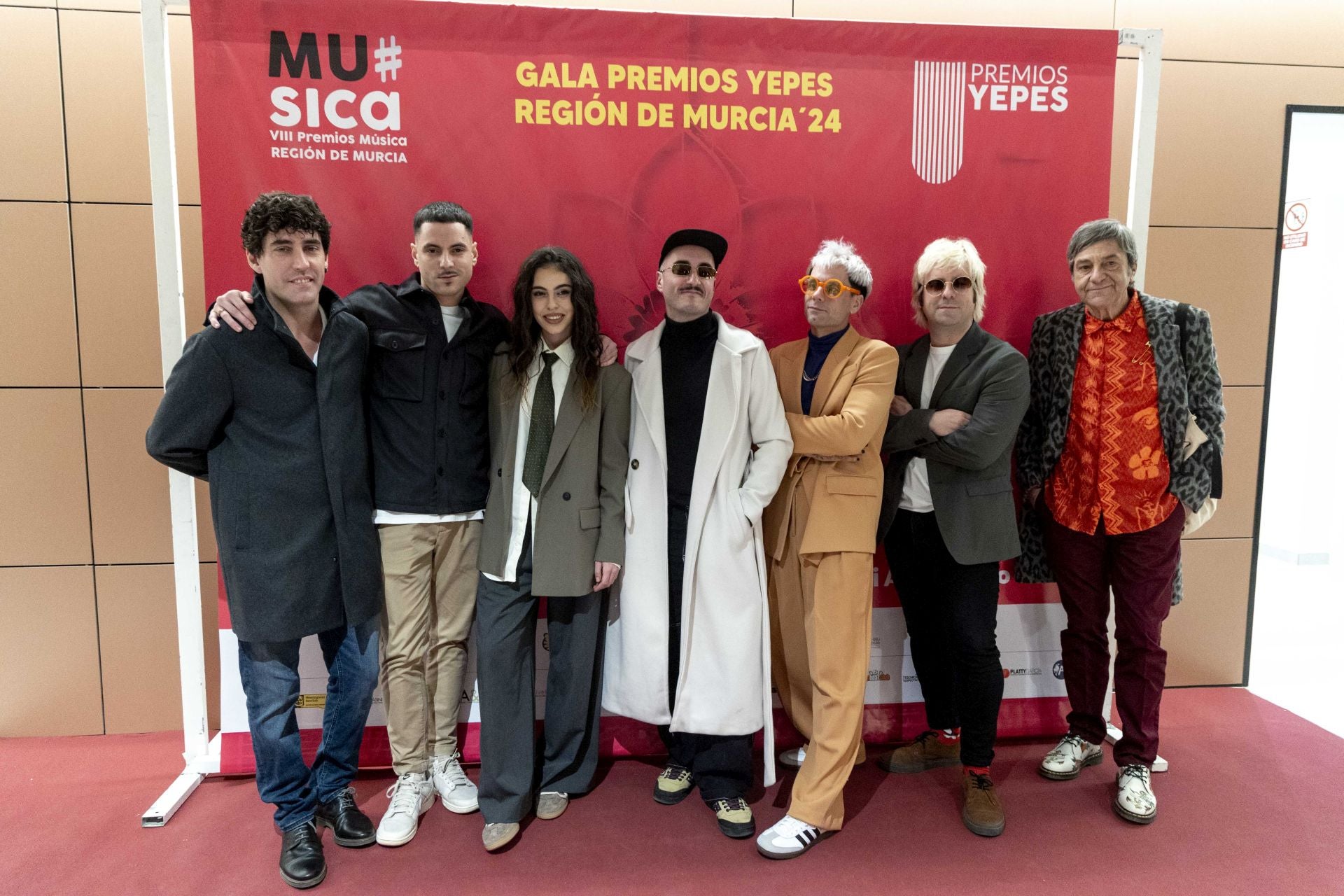 La alfombra roja de los Premios Yepes de la Música, en imágenes