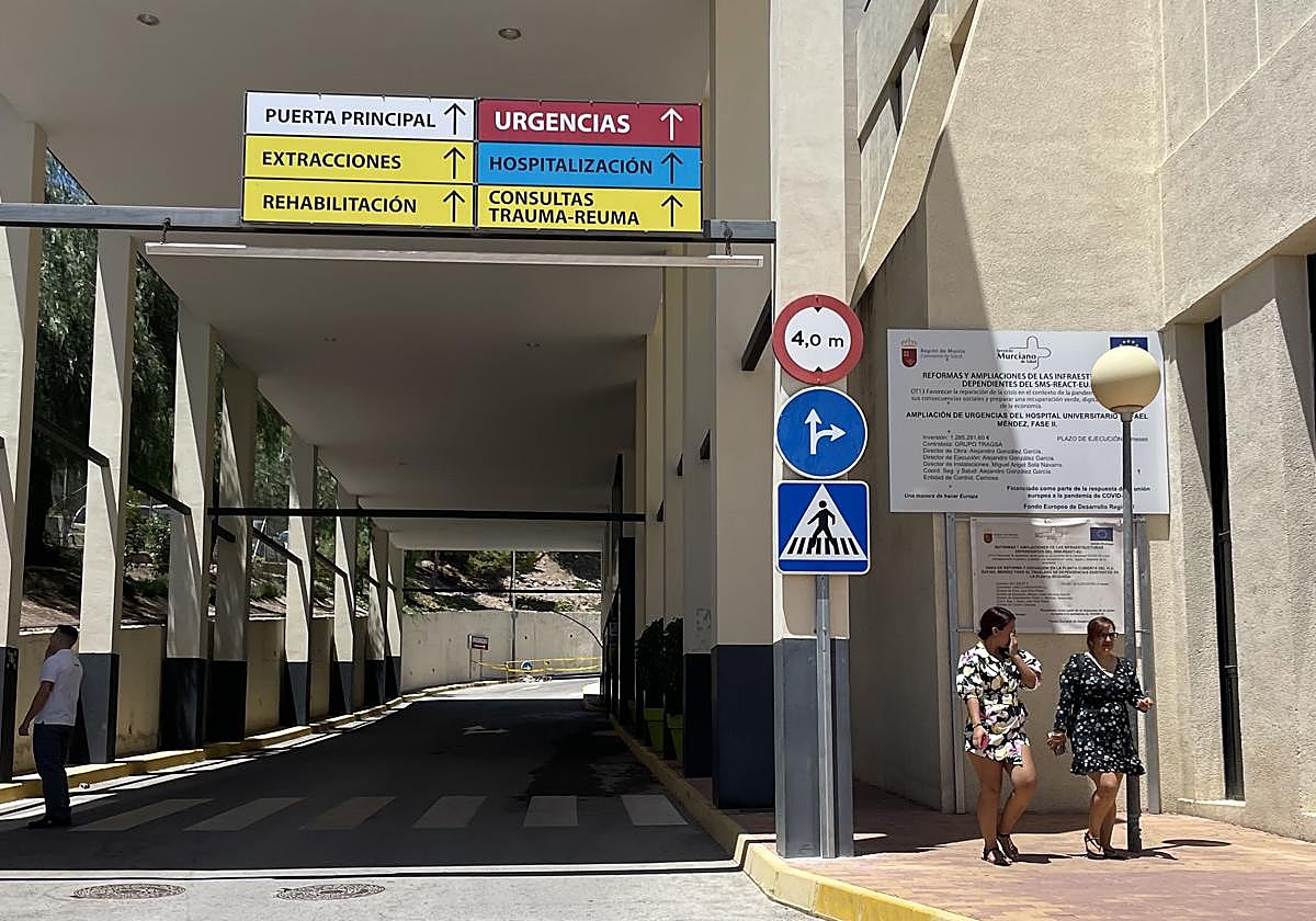 El hospital Rafael Méndez de Lorca, en una imagen de archivo.
