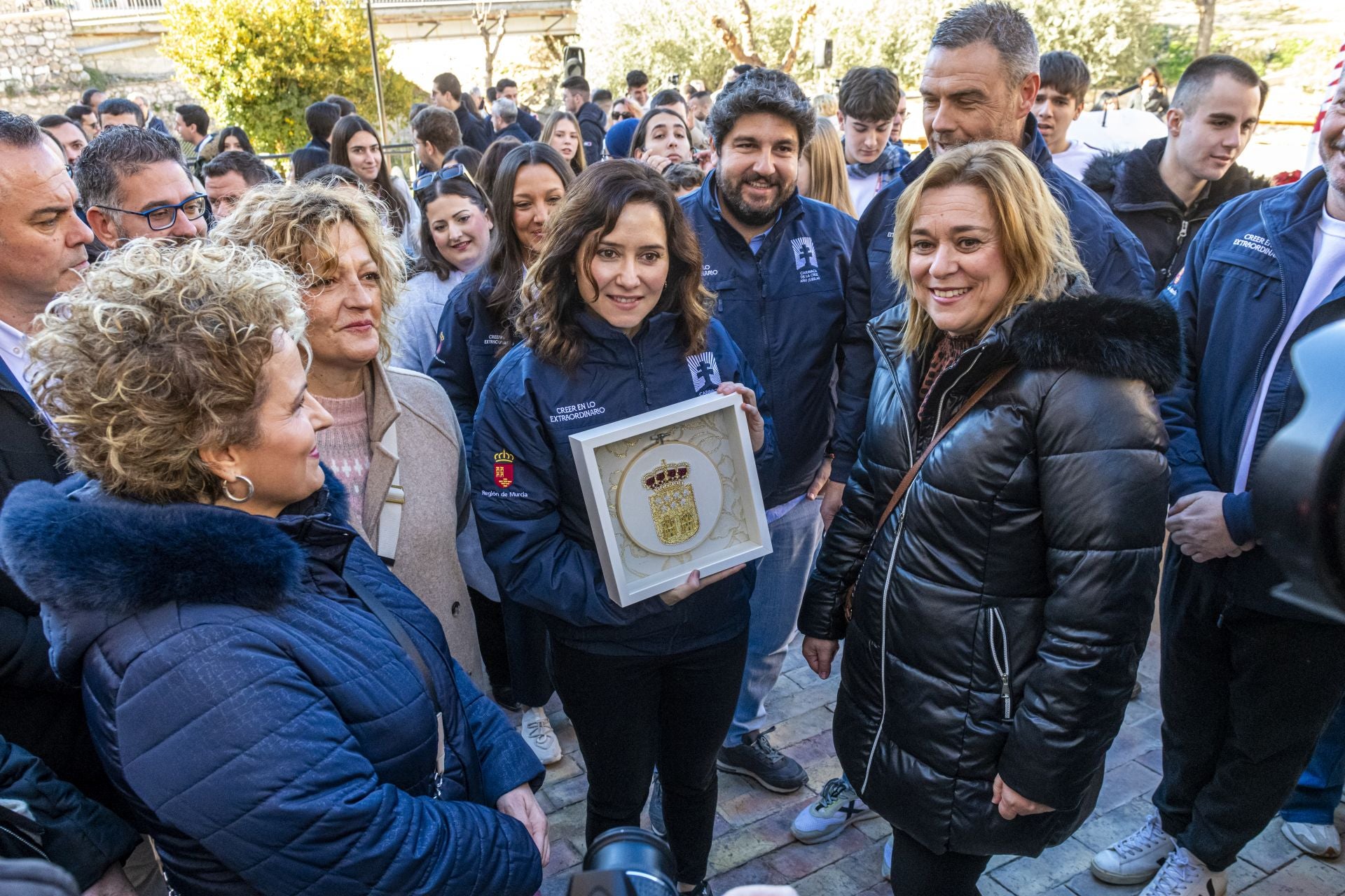 La visita de Díaz Ayuso y López Miras a Caravaca de la Cruz, en imágenes