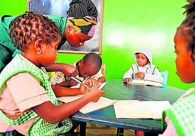 unos de los proyectos llevados a cabo por la asociación Makúa.