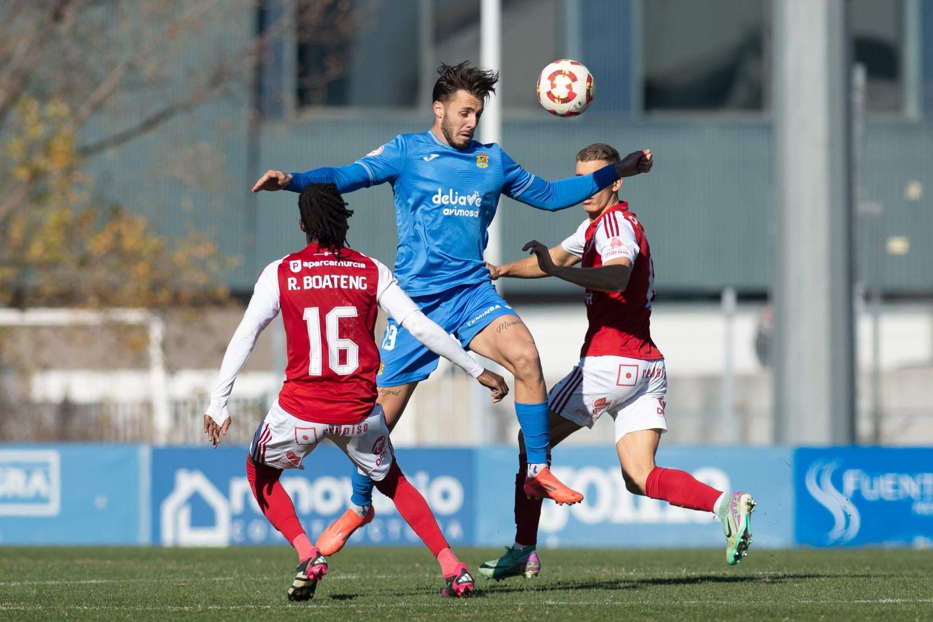 El empate del Real Murcia frente al Fuenlabrada, en imágenes