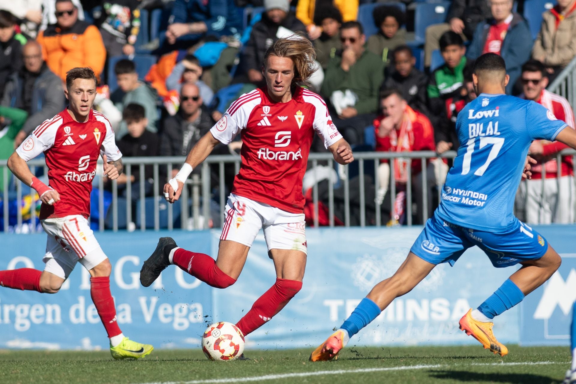 El empate del Real Murcia frente al Fuenlabrada, en imágenes