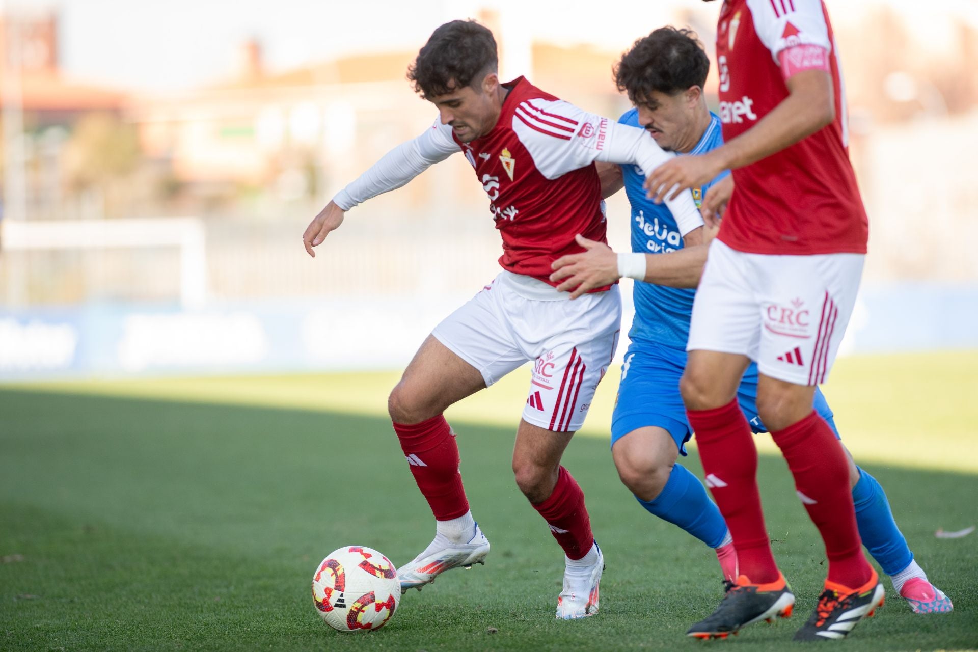 El empate del Real Murcia frente al Fuenlabrada, en imágenes