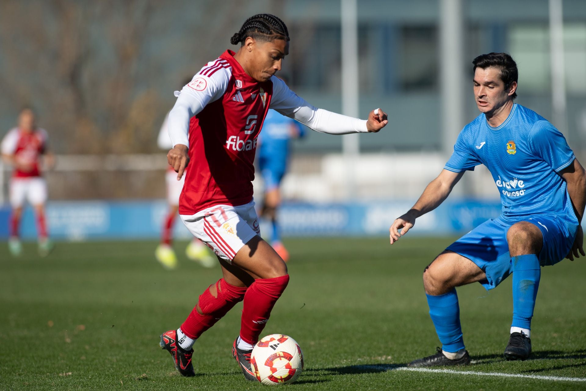 El empate del Real Murcia frente al Fuenlabrada, en imágenes