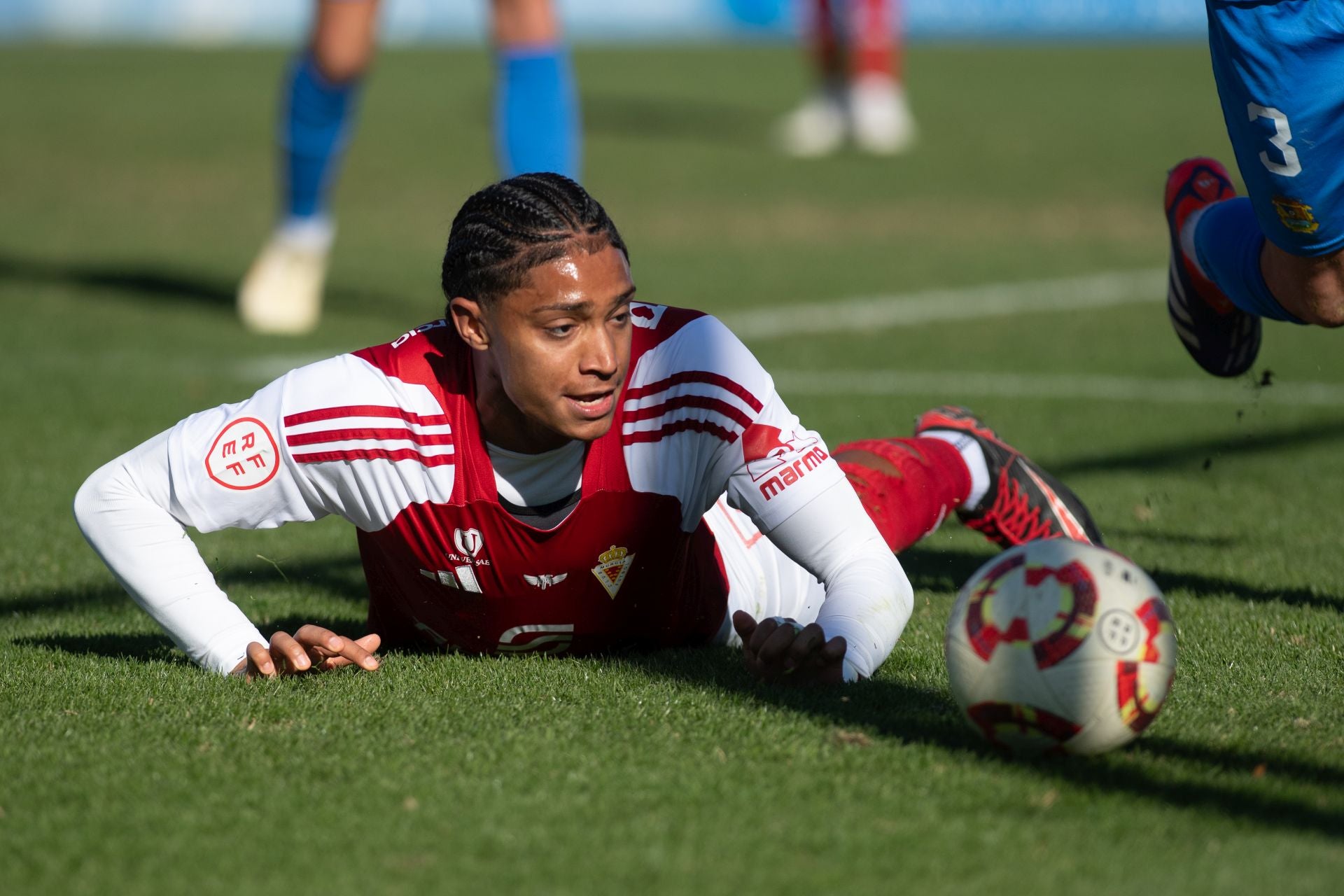 El empate del Real Murcia frente al Fuenlabrada, en imágenes