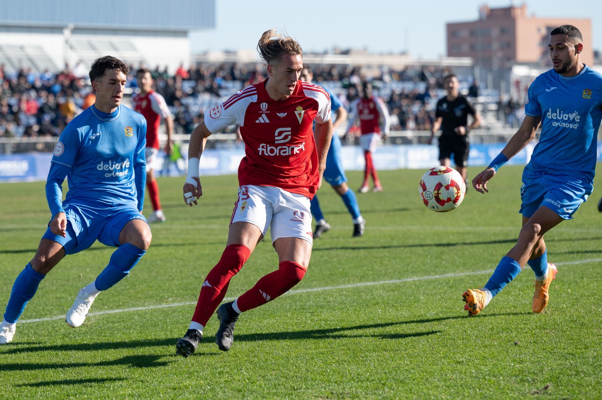 El empate del Real Murcia frente al Fuenlabrada, en imágenes