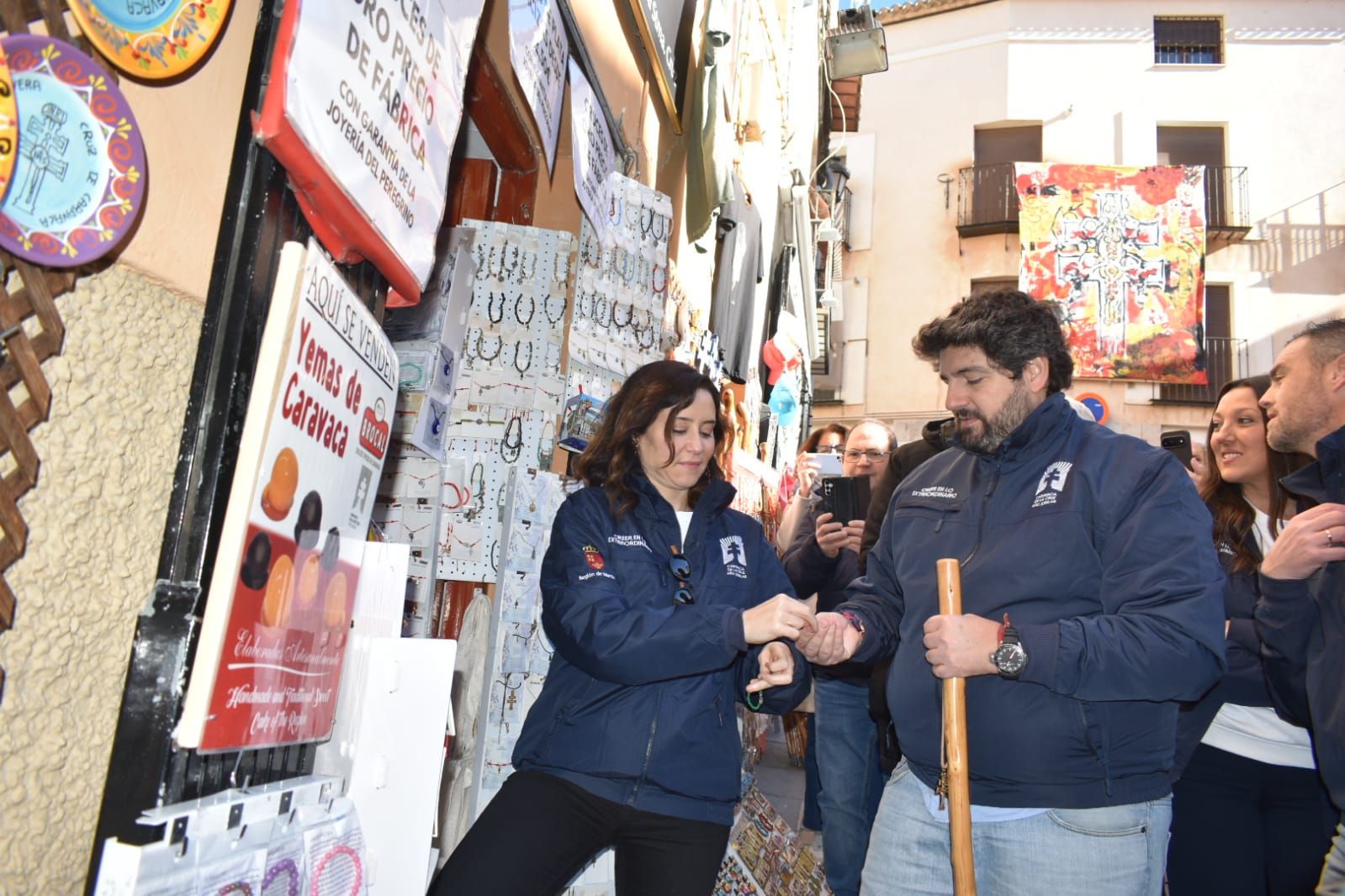 La visita de Díaz Ayuso y López Miras a Caravaca de la Cruz, en imágenes