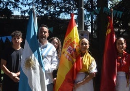 Las imágenes de la inauguración de una plaza para la Región de Murcia en Argentina