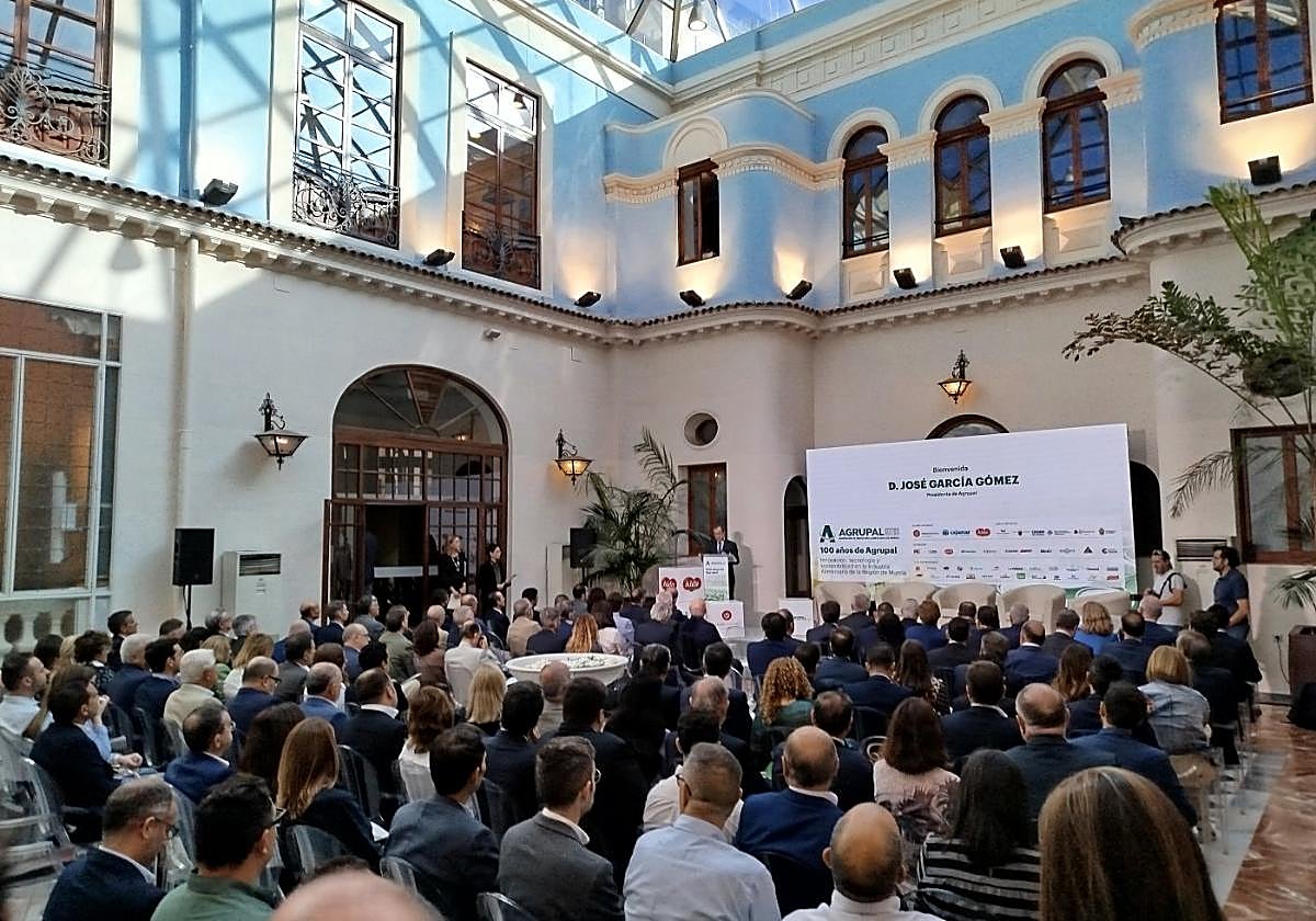 t Centenario. Jornada '100 años de Agrupal. Innovación, tecnología y sostenibilidad en la Industria Alimentaria de la Región de Murcia', celebrada este año.