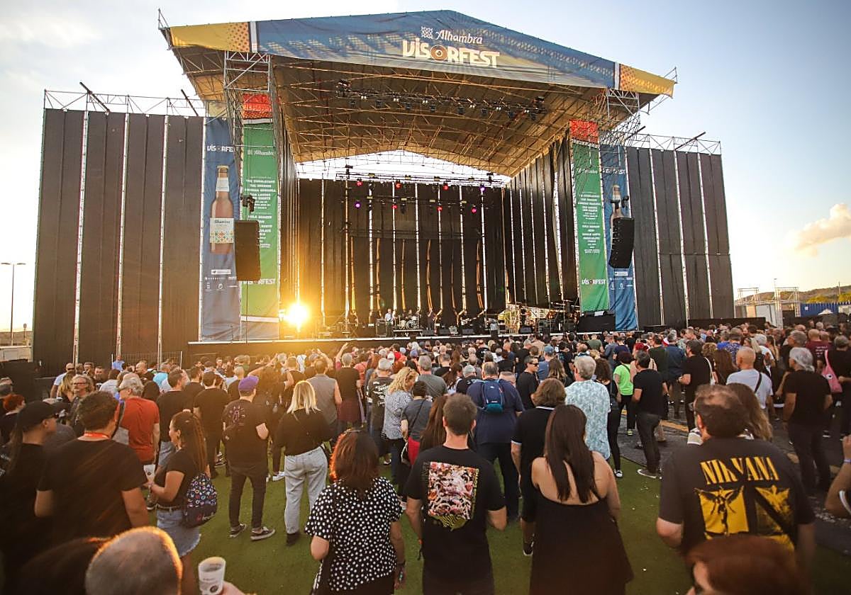 Uno de los conciertos celebrados durante la pasada celebración del Visor Fest en Murcia.
