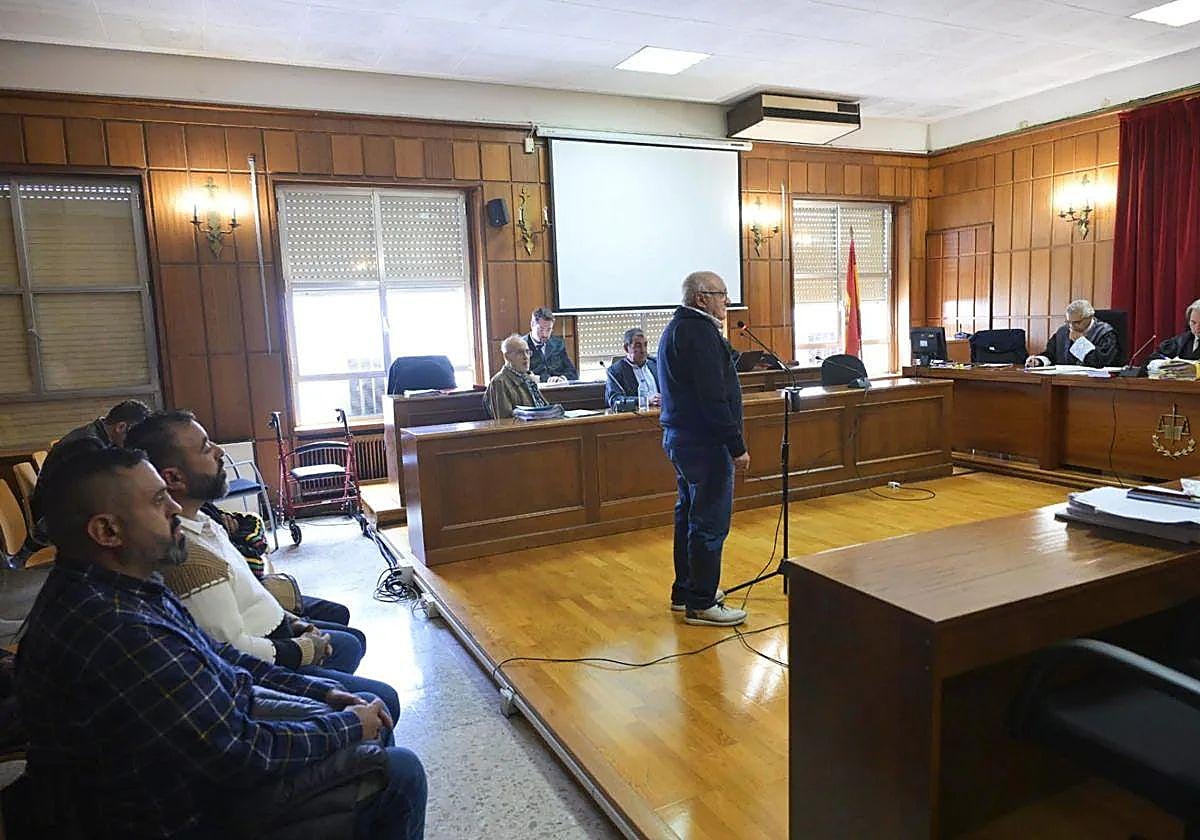 Valentín Sánchez, durante su declaración, el pasado 4 de diciembre.