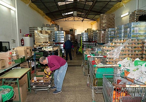 Servicio de reparto gratuito de alimentos Kilicala de Cáritas, en una imagen de archivo.