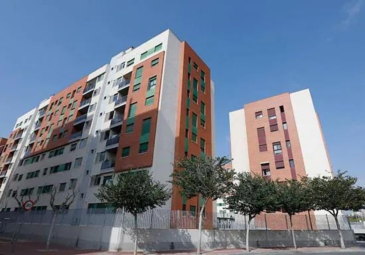 Bloques de viviendas en Murcia.
