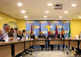 Reunión de la Comisión de Desembalse, este viernes.