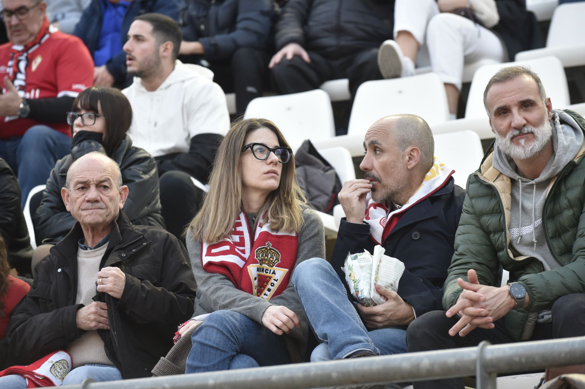 El empate del Real Murcia frente al Intercity, en imágenes