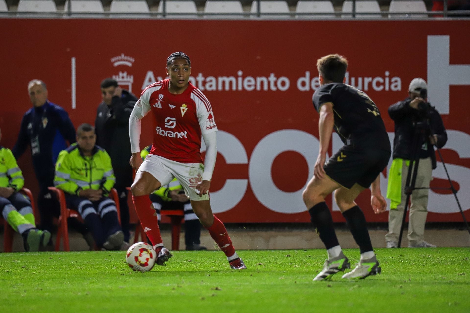 El empate del Real Murcia frente al Intercity, en imágenes