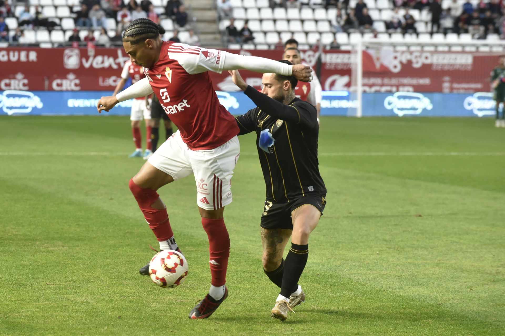 El empate del Real Murcia frente al Intercity, en imágenes