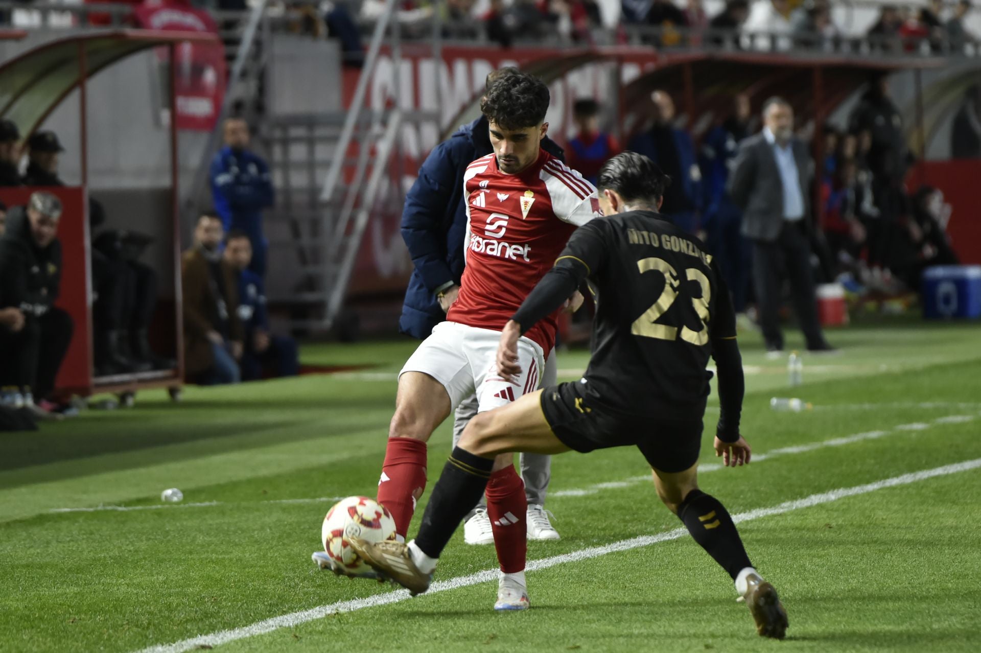 El empate del Real Murcia frente al Intercity, en imágenes