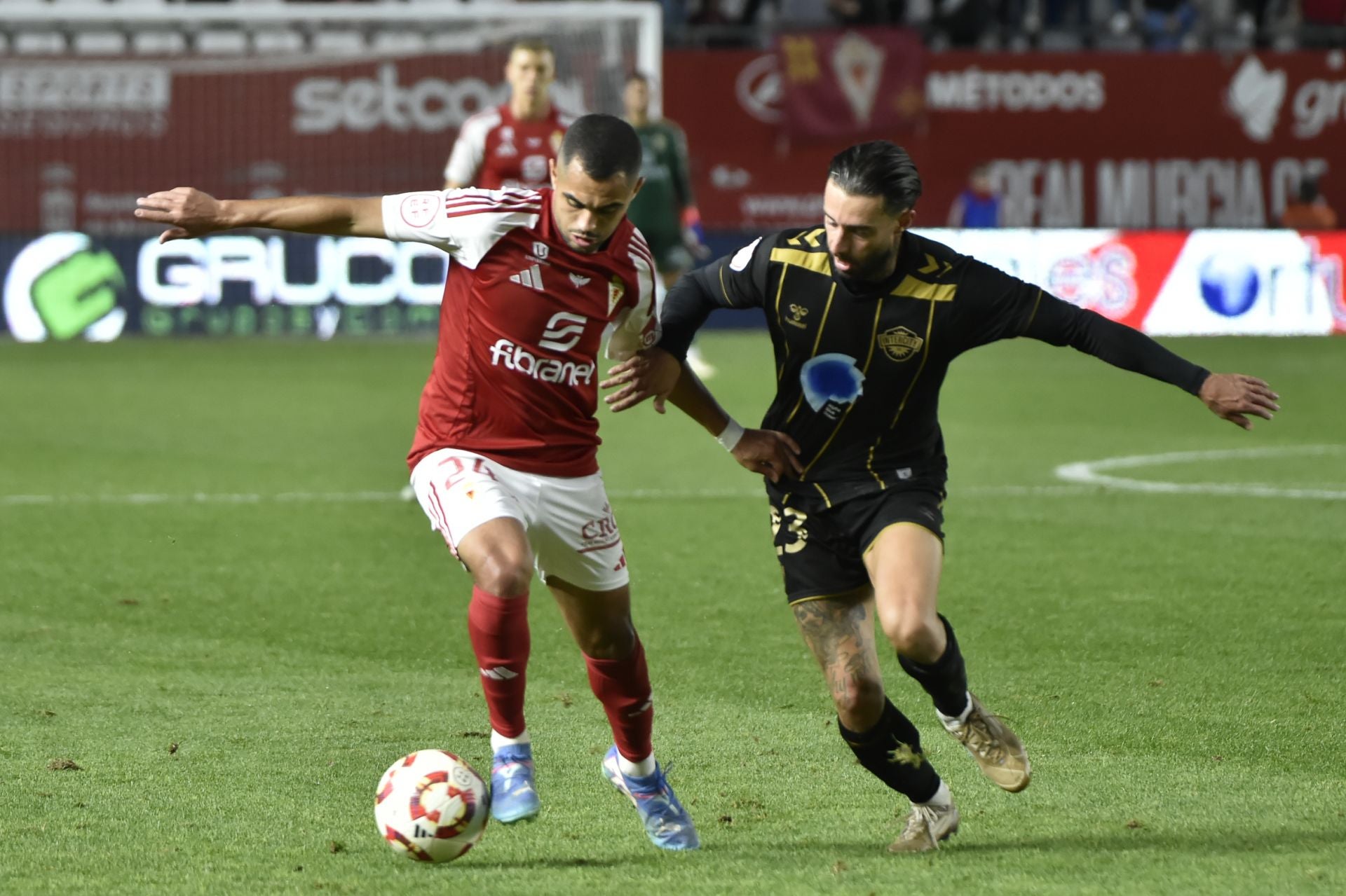 El empate del Real Murcia frente al Intercity, en imágenes
