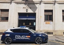 Un vehículo de la Policía Nacional.