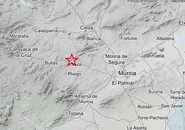 Un terremoto se deja sentir en Mula este lunes