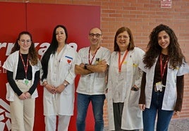 Profesionales de la Unidad de Hemofilia y otras Coagulopatías Congénitas de la Arrixaca.