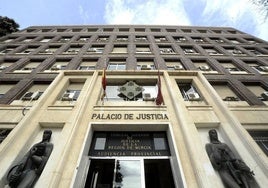 El Palacio de Justicia de Murcia, sede de la Audiencia Provincial, en una imagen de archivo.