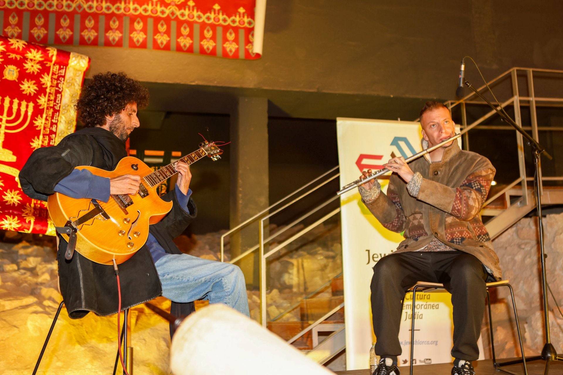 Las imágenes de la fiesta judía de la Janucá en la sinagoga de Lorca