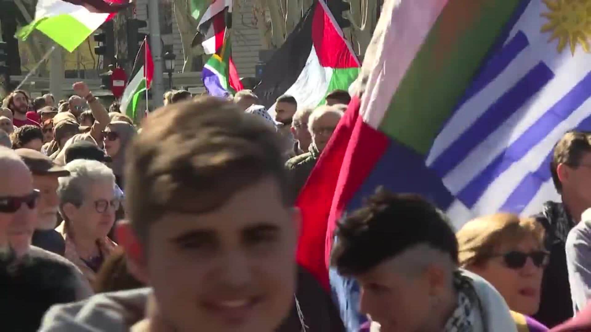 Madrid sale a la calle por la manifestación 'Libertad para Palestina'