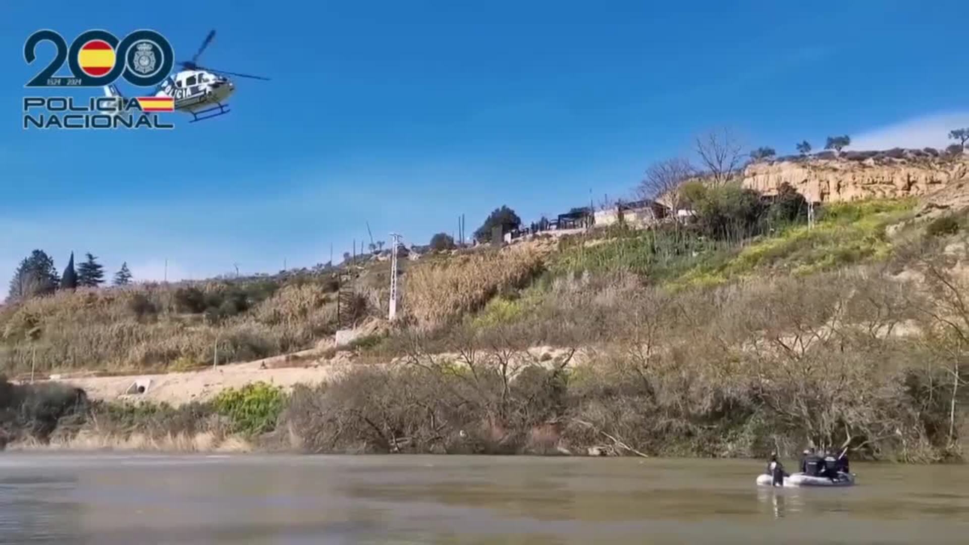 El Geo De La Policía Nacional Busca Al Desaparecido Javier Márquez En El Río Ebro La Verdad