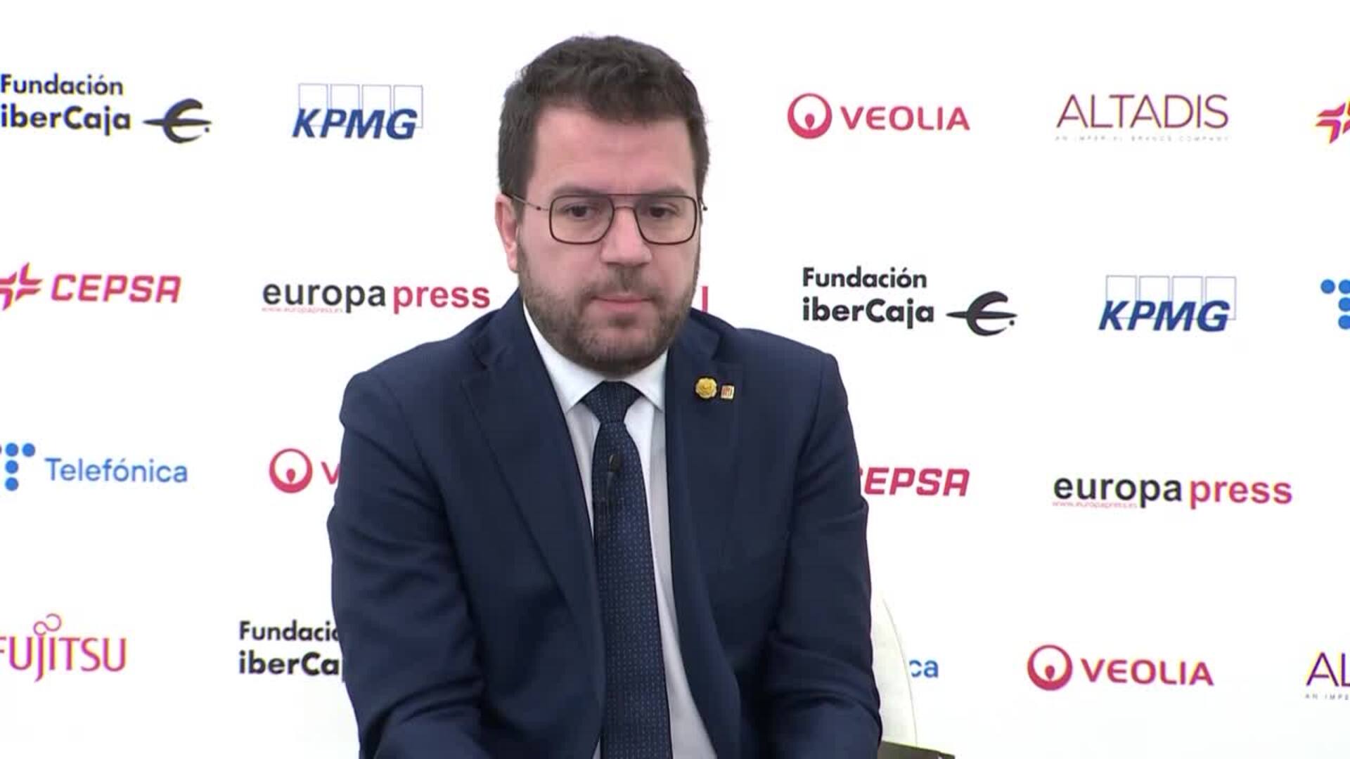 Aragonès: "Que Andalucía defienda su interés pero no aceptaré limitar lo que Cataluña necesita"