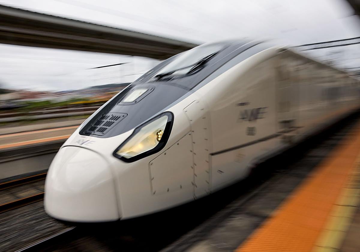 Un tren Talgo Avril.
