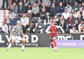 Ben Knight, en el partido contra el Ceuta.