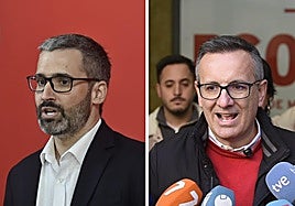 Francisco Lucas y Diego Conesa, este viernes.